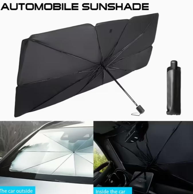 Windshield Sunshade – Foldable Heat & UV Protector