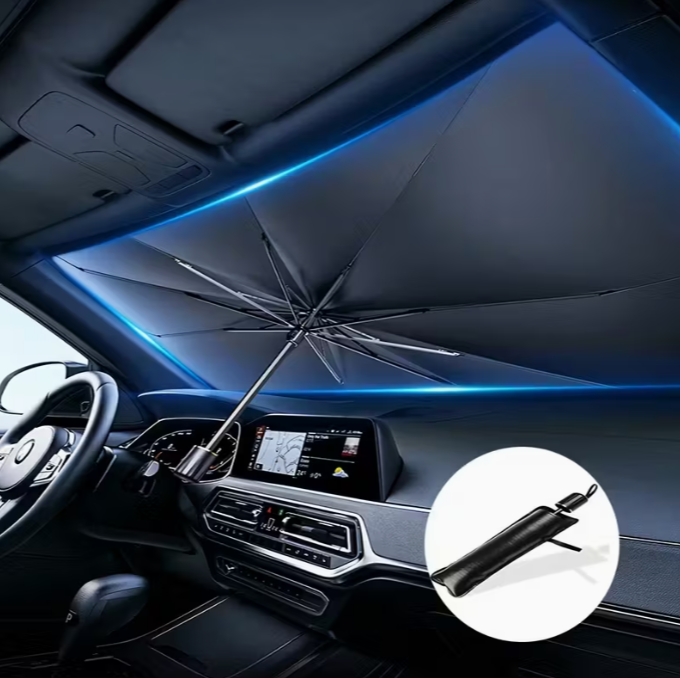 Windshield Sunshade – Foldable Heat & UV Protector