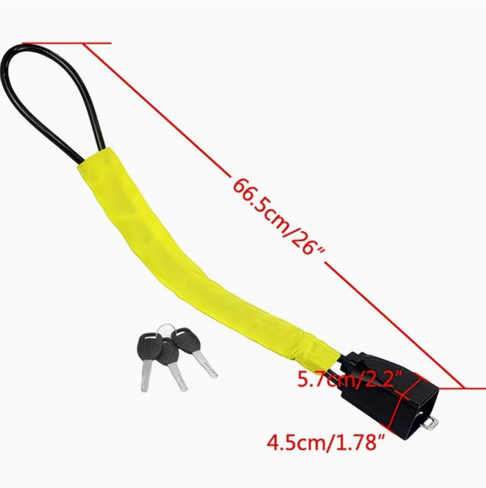 Heavy Duty Steering Wheel Seatbelt Lock